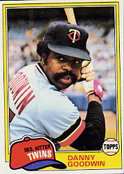 1981 Topps Baseball Cards      527     Danny Goodwin